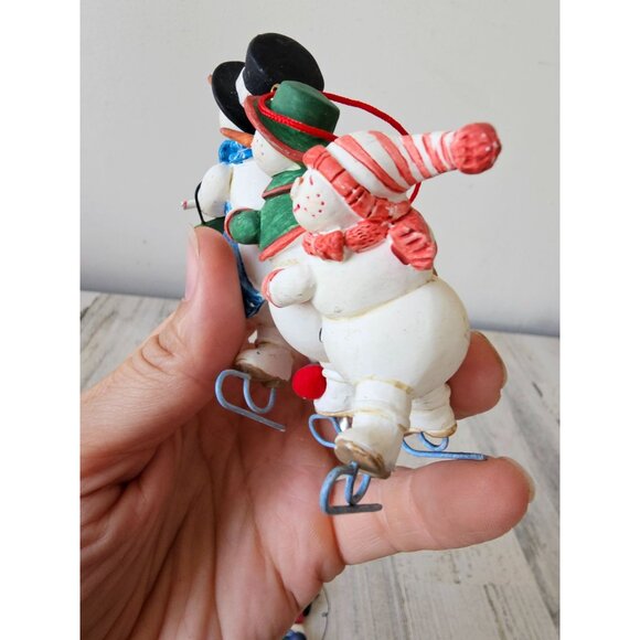 Sandi gore evans snowman ornament Mama loves Mambo joyful noise couple family jo - Picture 11 of 12